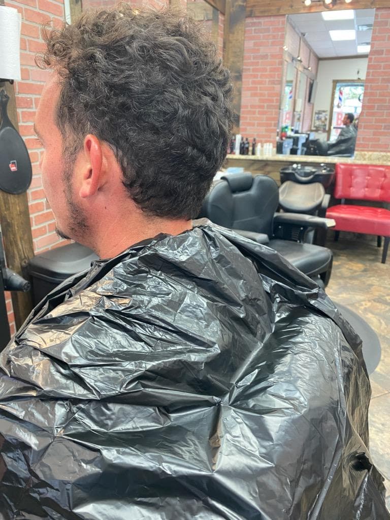 The Barber Chair client cut 1